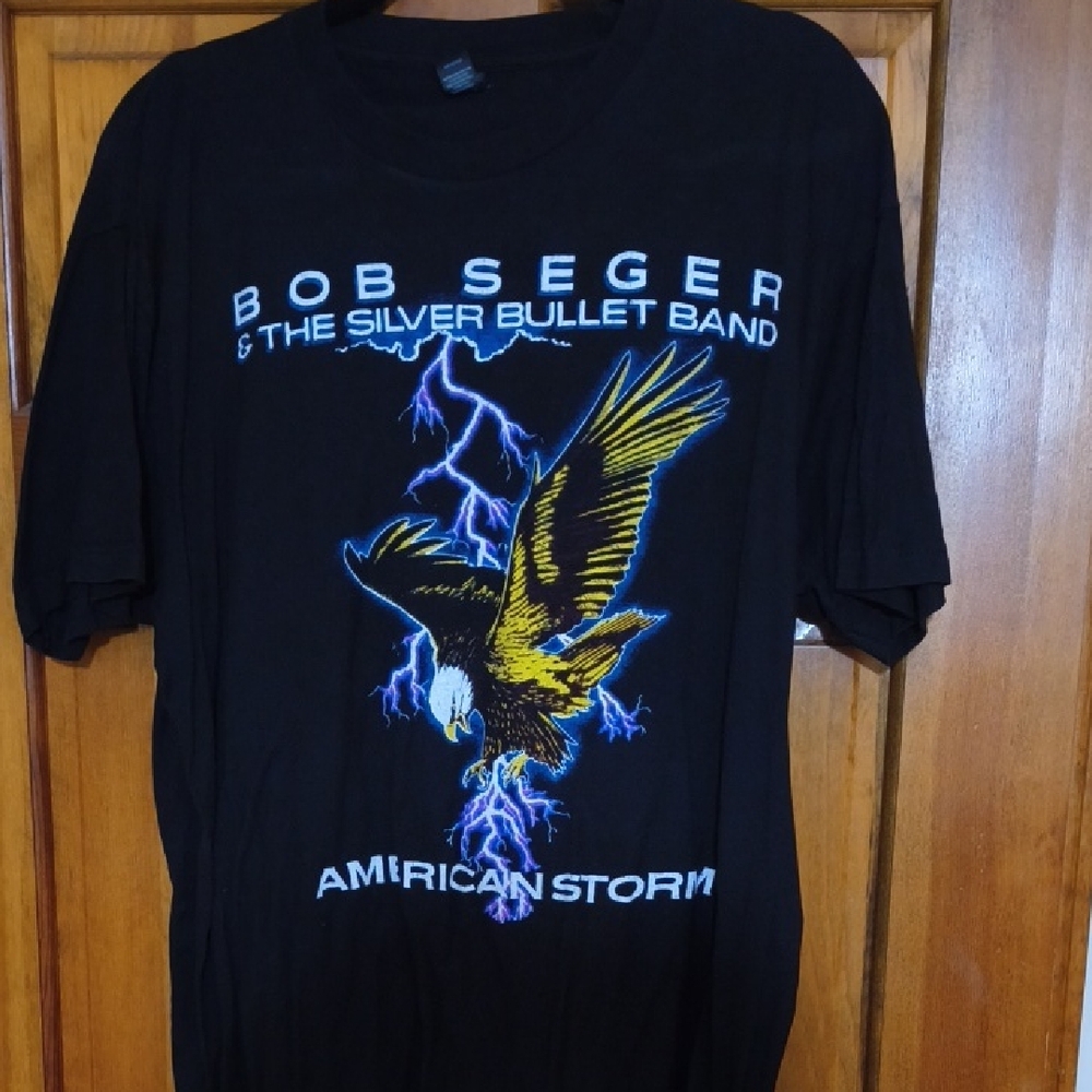 Bob Seger Concert T-shirt with Eagle Design